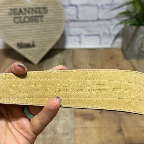 Chicos bronze brown belt Size M - Picture 7 of 9